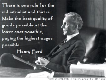 Henry ford quotes on wages #1