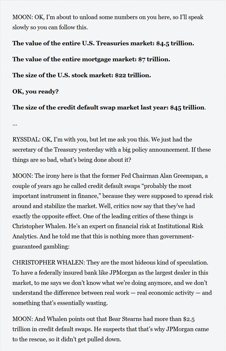 Credit Default Swaps